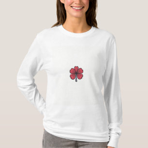 Elegant Shamrock-Shaped Design for St. Patrick's T-Shirt