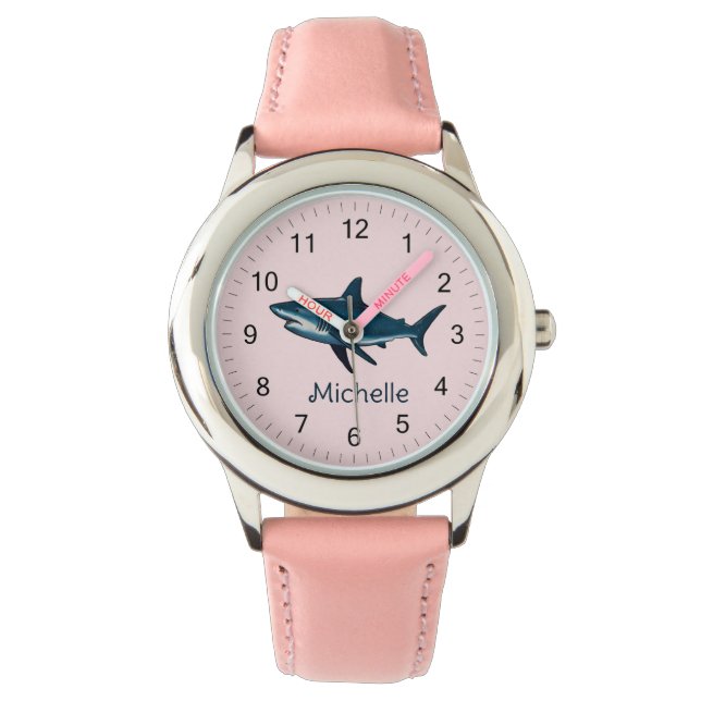 Elegant shark fish Personalized Watch (Front)