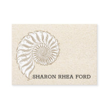 Elegant Shell Business Card