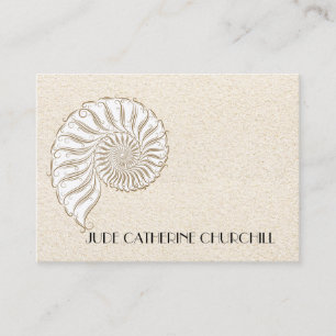 Elegant Shell Business Card