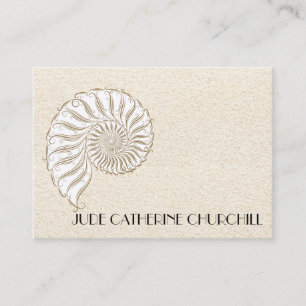 Elegant Shell Business Card