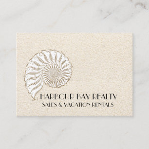 Elegant Shell Business Card