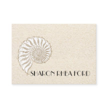 Elegant Shell Calling Card / Contacts / Business