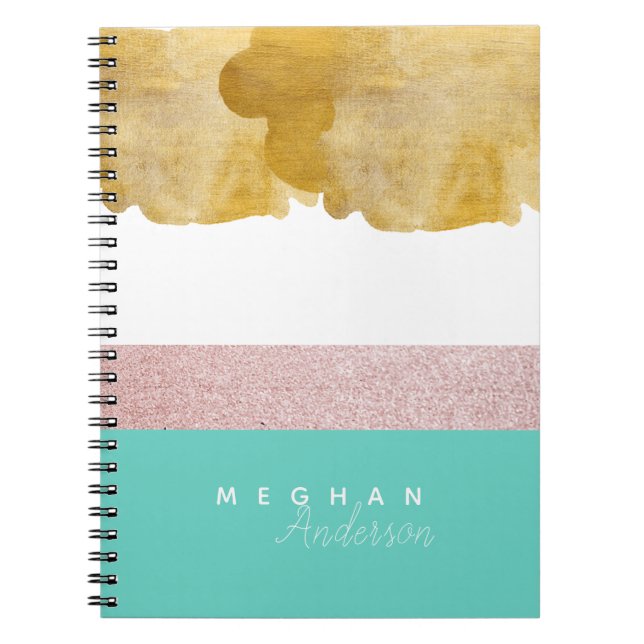 Elegant Shine ⎥Personalized Notebook (Front)