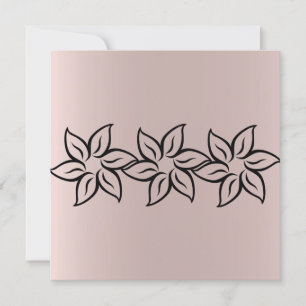Elegant Shiny Purple Modern Flowery Get Well Card