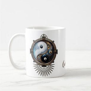 Elegant  sign of  yin yang  coffee mug
