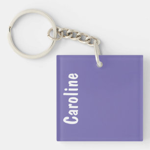 Elegant Signature Script Monogram Keychain