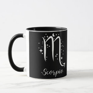 Élégant signe Zodiaque noir Mug