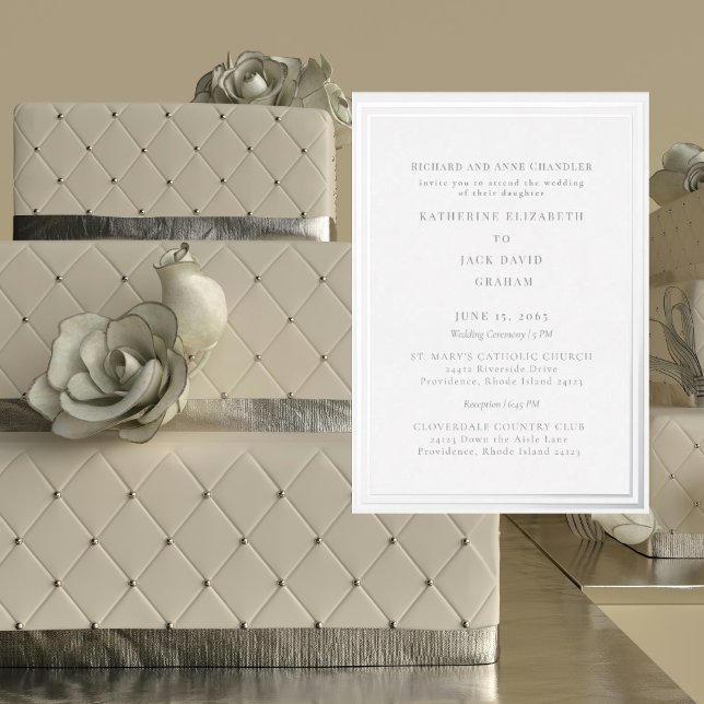 Elegant Silver Bride Parents 2 Venue Silver (Creator Uploaded)
