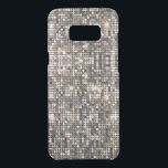 Elegant Silver Disco Glitter Background Uncommon Samsung Galaxy S8 Plus Case<br><div class="desc">Elegant image of silver disco glitter and sparkles background</div>