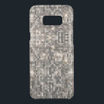 Elegant Silver Disco Glitter Background Uncommon Samsung Galaxy S8 Plus Case<br><div class="desc">Elegant image of silver disco glitter and sparkles background</div>