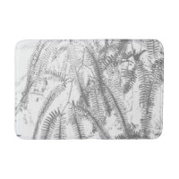 Elegant silver fern pattern