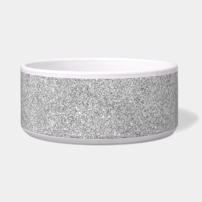 Elegant Silver Glitter (Right)