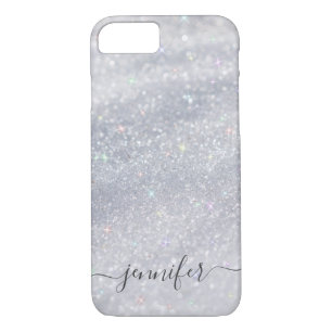 Elegant Silver Glitter Case-Mate iPhone Case