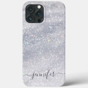 Elegant Silver Glitter  iPhone 13 Pro Max Case