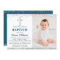 Elegant Silver Glitter Cross Boy Baptism Photo
