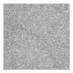 Elegant Silver Glitter Poster