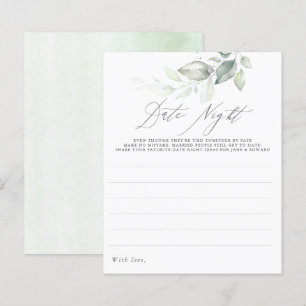 Elegant Silver Greenery Leaves Date Night Ideas