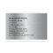 Elegant Silver Modern Corporate Business Card