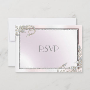 Elegant Silver RSVP