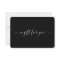 Elegant Simple Black Business Gift Certificate