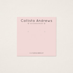 Élégant simple Coeur rose noir Élégant Écran d'ore