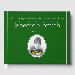 Elegant & Simple Condolences Guestbook