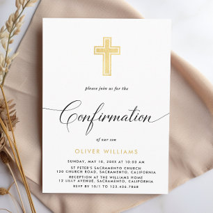 Elegant Simple Confirmation Invitation