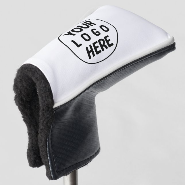 Elegant Simple Custom Logo Here Golf Head Cover (3/4 Front)