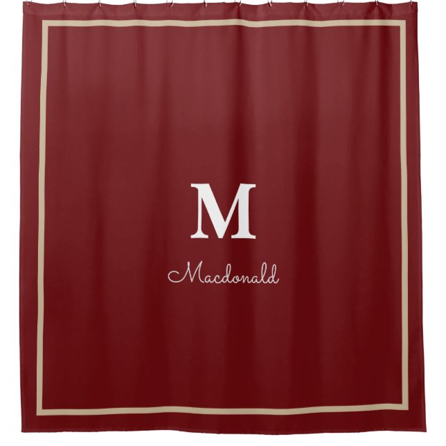 Elegant Simple Custom Monogram  (Front)