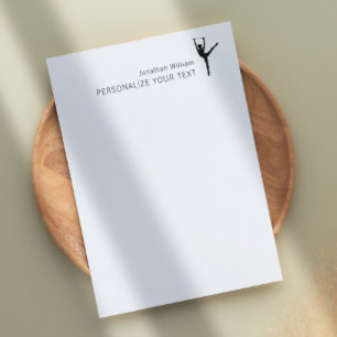 Elegant Simple Dancer Retro Personal Stationery
