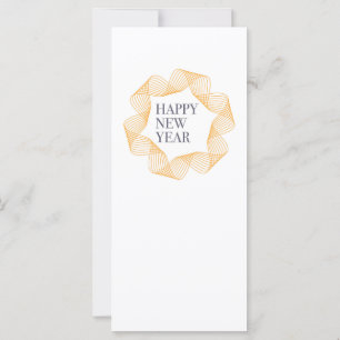 Elegant, simple design of "Happy New Year"