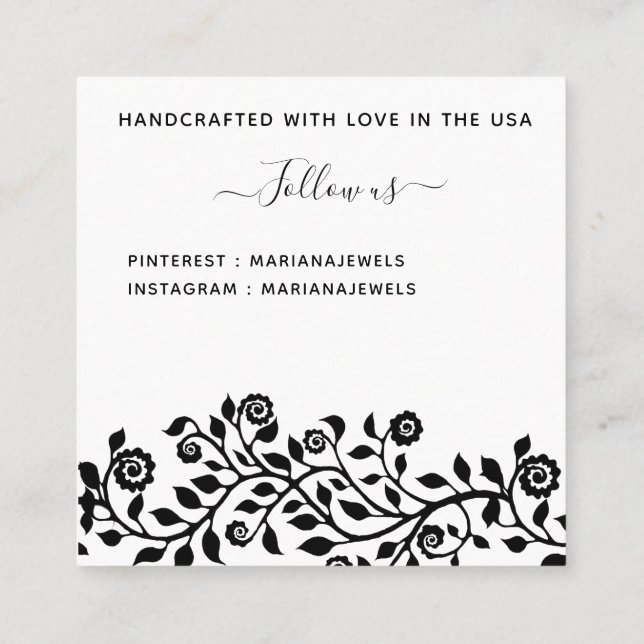 Élégant Simple Grande Boucles D'Oreille Cartes D'A (Dos)