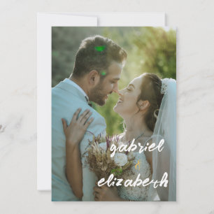 elegant & simple luxurious gold wedding invitation