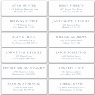 Elegant Simple Minimalist Modern Address Label
