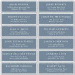 Elegant Simple Minimalist Modern Address Label<br><div class="desc">Easy to personalize,  names and addresses / individual wedding shipping address label stickers for guests.</div>