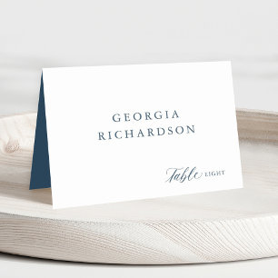 Elegant Simple Minimalist Modern Wedding Table Number