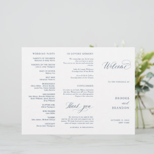 Élégant Simple Minimaliste Programme de Mariage Mo