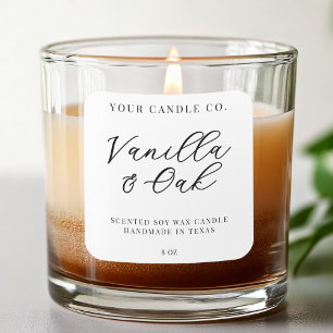 Elegant Simple Modern Candle Label