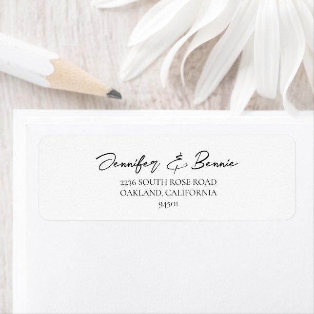 Elegant Simple Modern Chic Minimalist Wedding  (Insitu)