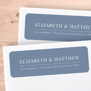 Elegant Simple Modern Return Address