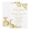 Elegant Simple Modern Rose Floral Gold Sweet 16