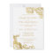 Elegant Simple Modern Rose Floral Gold Wedding
