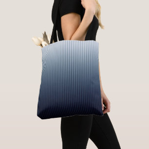 Elegant Simple Navy Striped Tote Bag