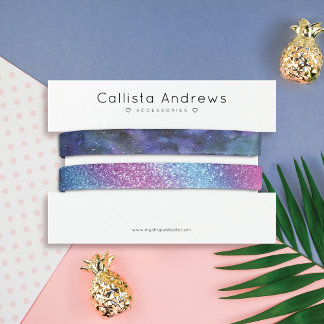 Élégant simple noir de coeur blanc bracelet