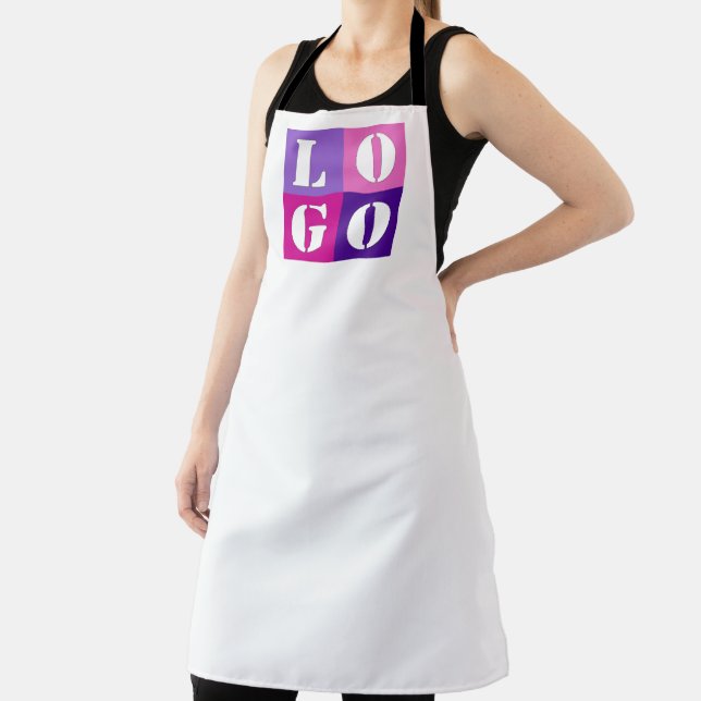 Elegant Simple Personalized Wedding Custom Idea  Apron (Insitu)