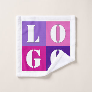 Elegant Simple Personalized Wedding Custom Idea  Wash Cloth