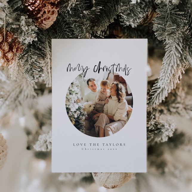 Elegant, Simple Photo Christmas Card (Creator Uploaded)