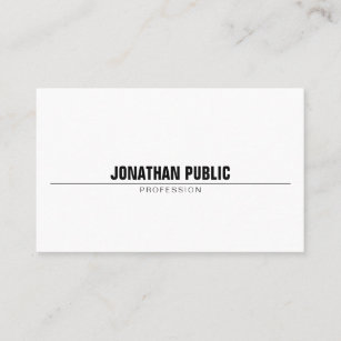 Elegant Simple Professional Modern Minimalist Luxe Business Card
