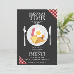 Elegant Simple Restaurant Menu Template, Food Menu